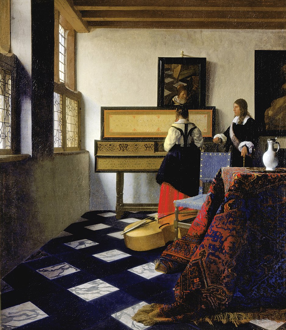 Jan Vermeer, Die Musikstunde, 1662 - 1665