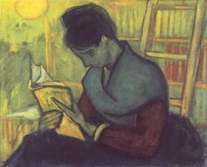 Vincent van Gogh, In der Bücherei, 1888