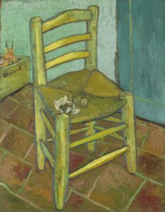 Vincent van Gogh, Van Goghs Stuhl mit Pfeife, 1888