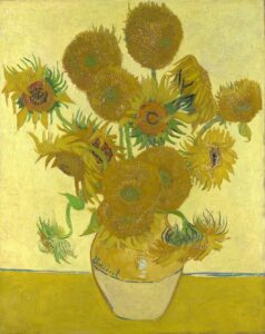 Vincent van Gogh, Vase mit fünfzehn Sonennblumen, August 1888