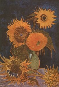 Vincent van Gogh, Vase mit sechs Sonennblumen, August 1888