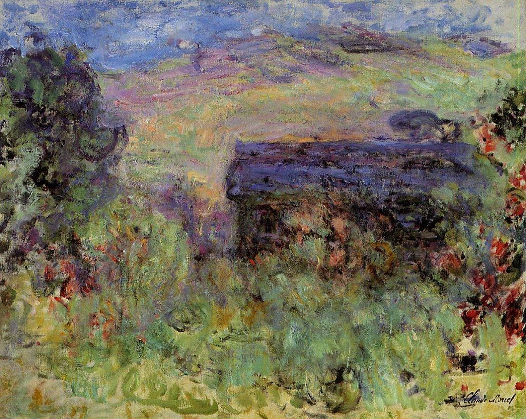 Monet, Das Haus durch die Rosen, 1925 - 26