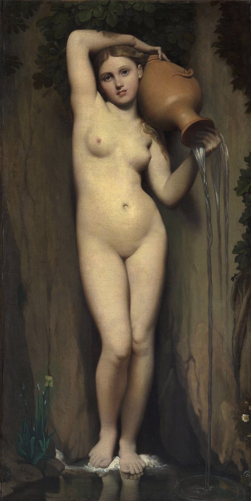 Jean-Auguste-Dominique Ingres, Die Quelle, 1820 - 1856