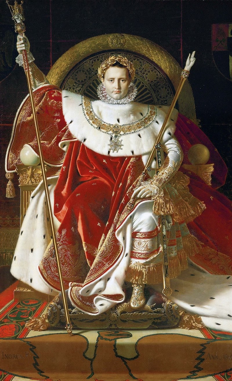 Jean-Auguste-Dominique Ingres, Napoleon auf seinem Kaiserthron, 1806